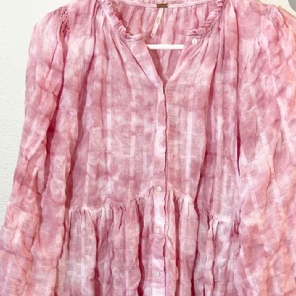 Free People Edie Dress (washed pink)